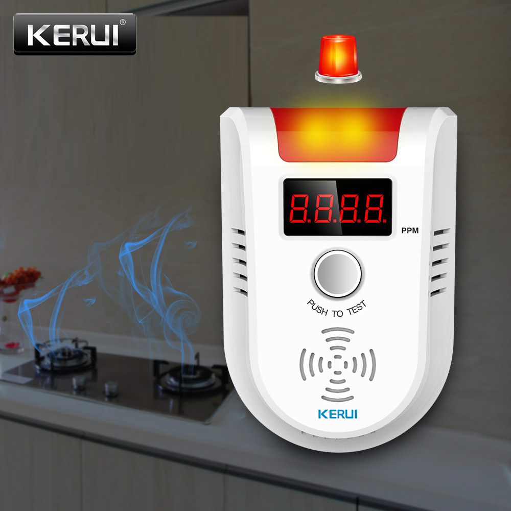 Home Security Upgrades - KERUI GD13 Alarm Detektor GAS LPG