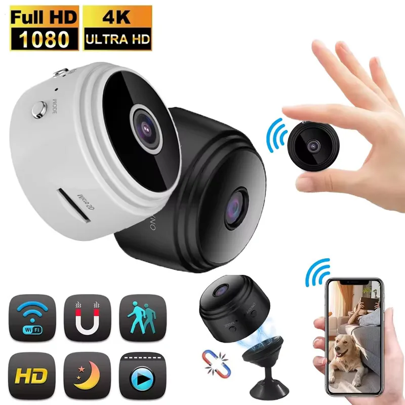 Home Security Premium - A9 kamera pengawas inframerah Mini, perekam