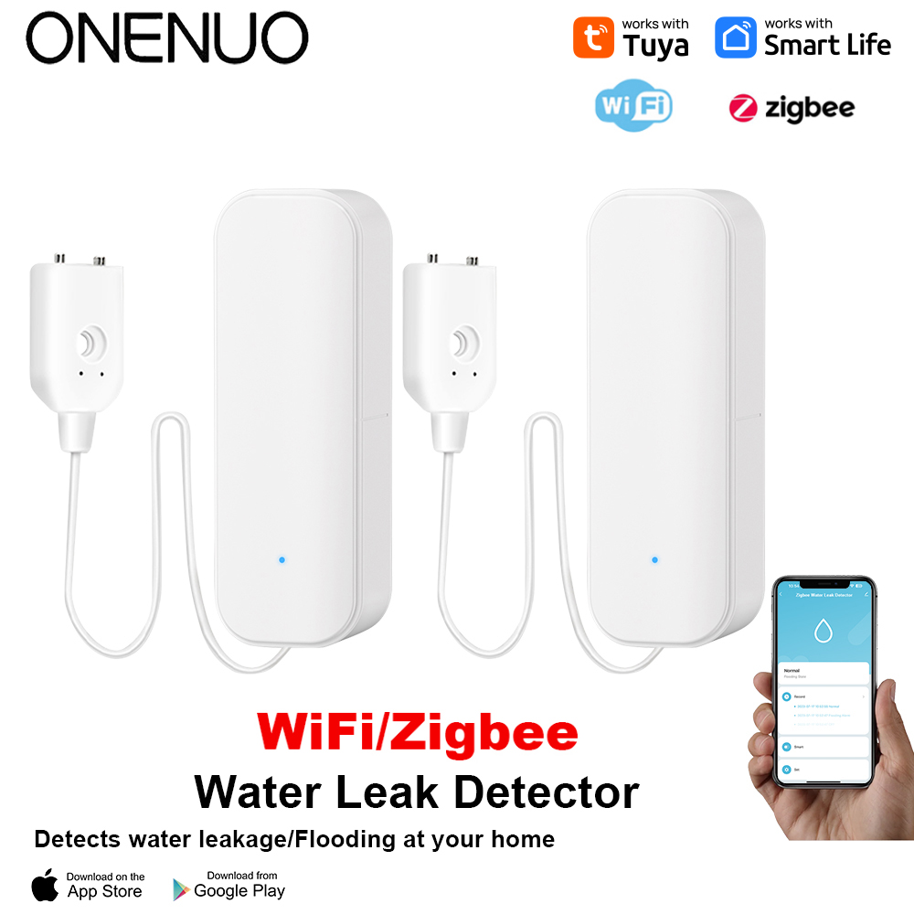 Home Security Upgrades - Sensor Air WiFi/Zigbee Tuya Alarm Kebocoran