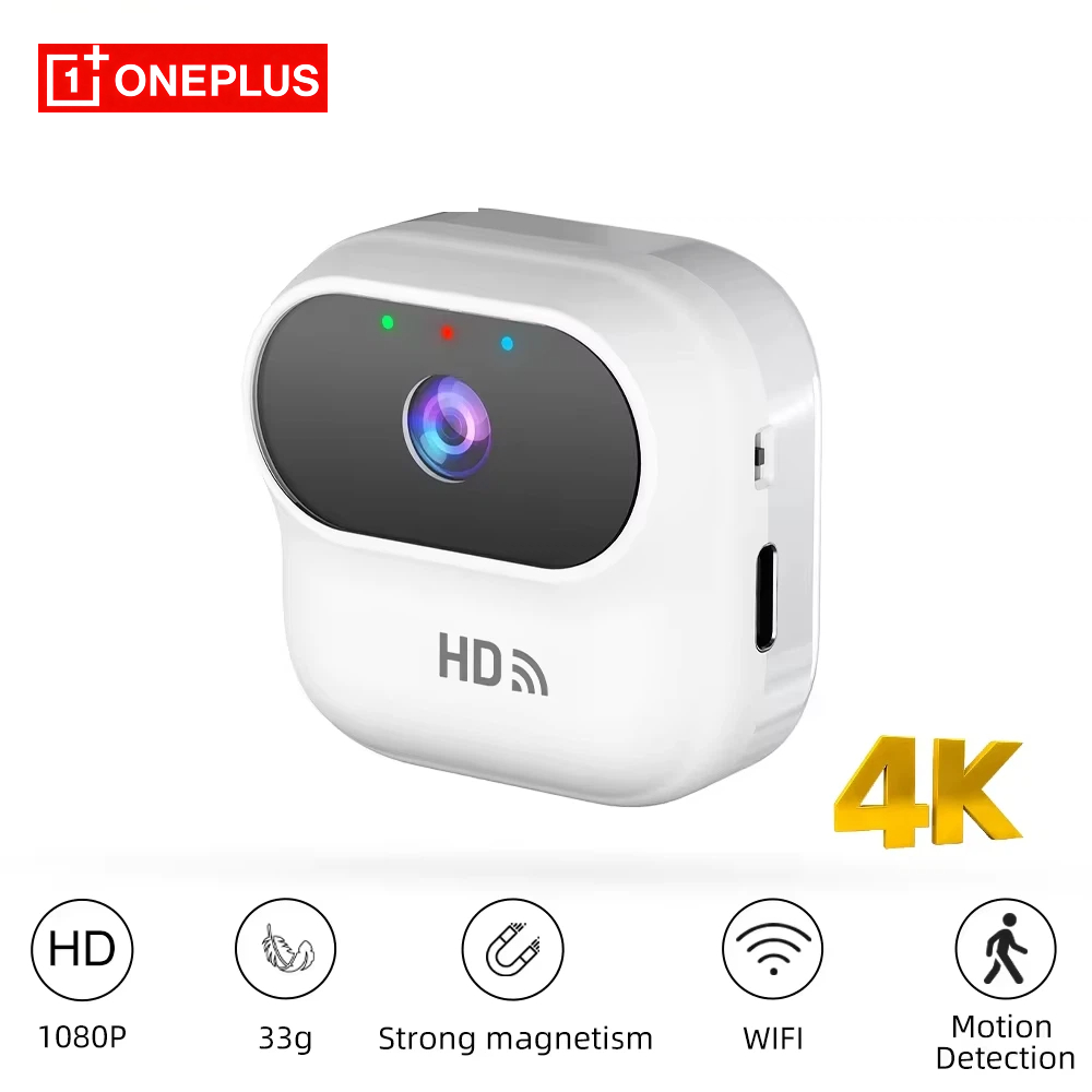 Home Security No Wifi Needed - Oneplus 4k HD Mini Camera WiFi
