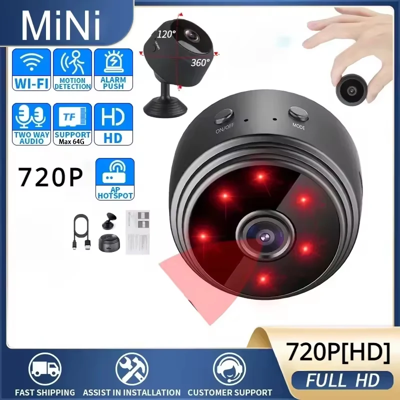 Home Security Premium - Kamera WiFi Nirkabel A9, Perekam Video