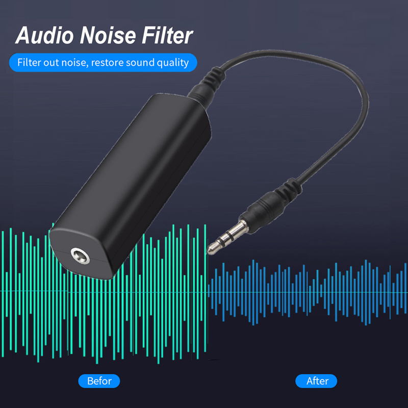 Home Security Fence - Filter Kebisingan Audio Aux 3.5mm, Isolator