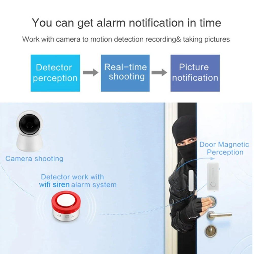 Home Security Kit - AA60-Tuya Kit Sistem Alarm Keamanan Rumah