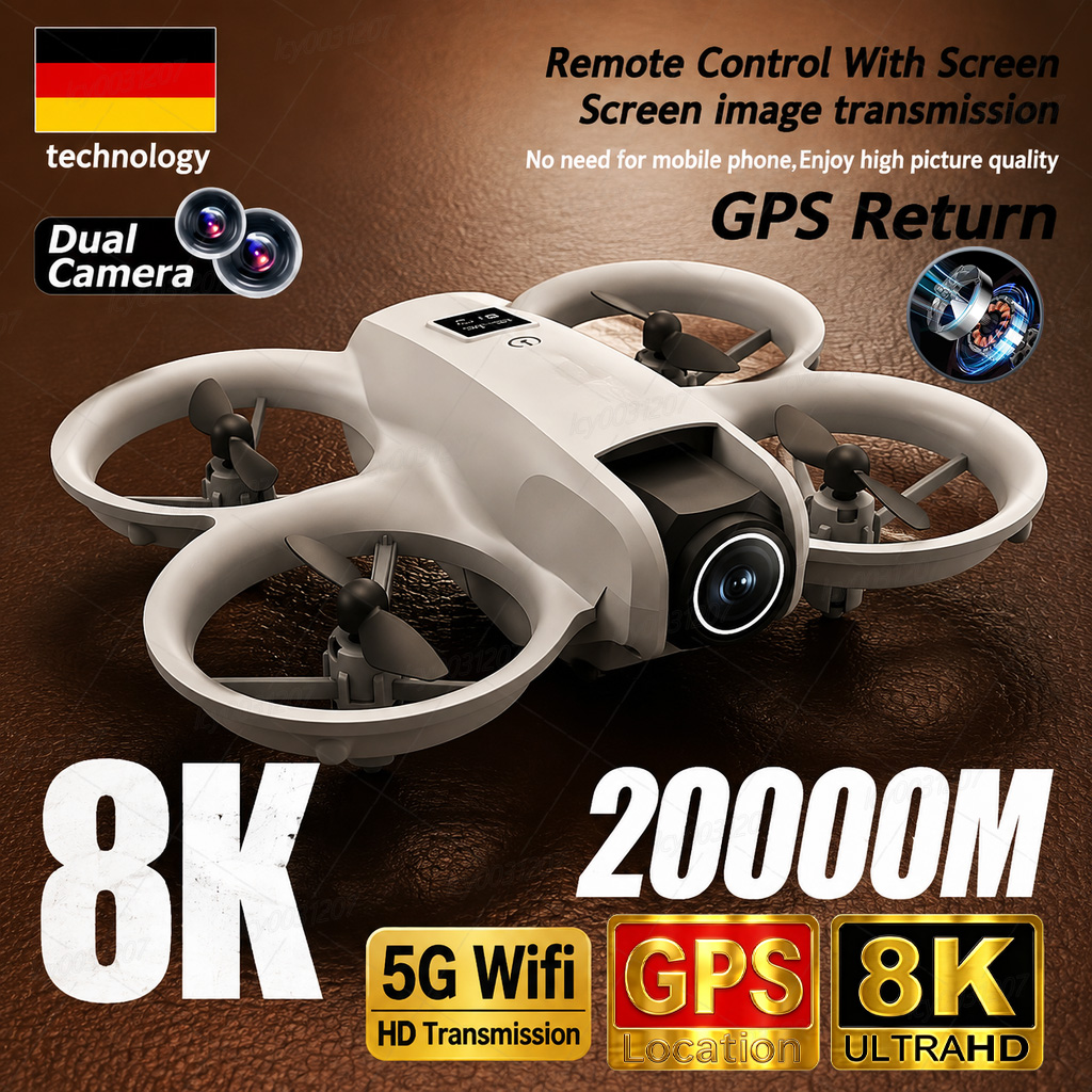 Drone Security Home - Drone Mini Lipat Profesional 8K HD