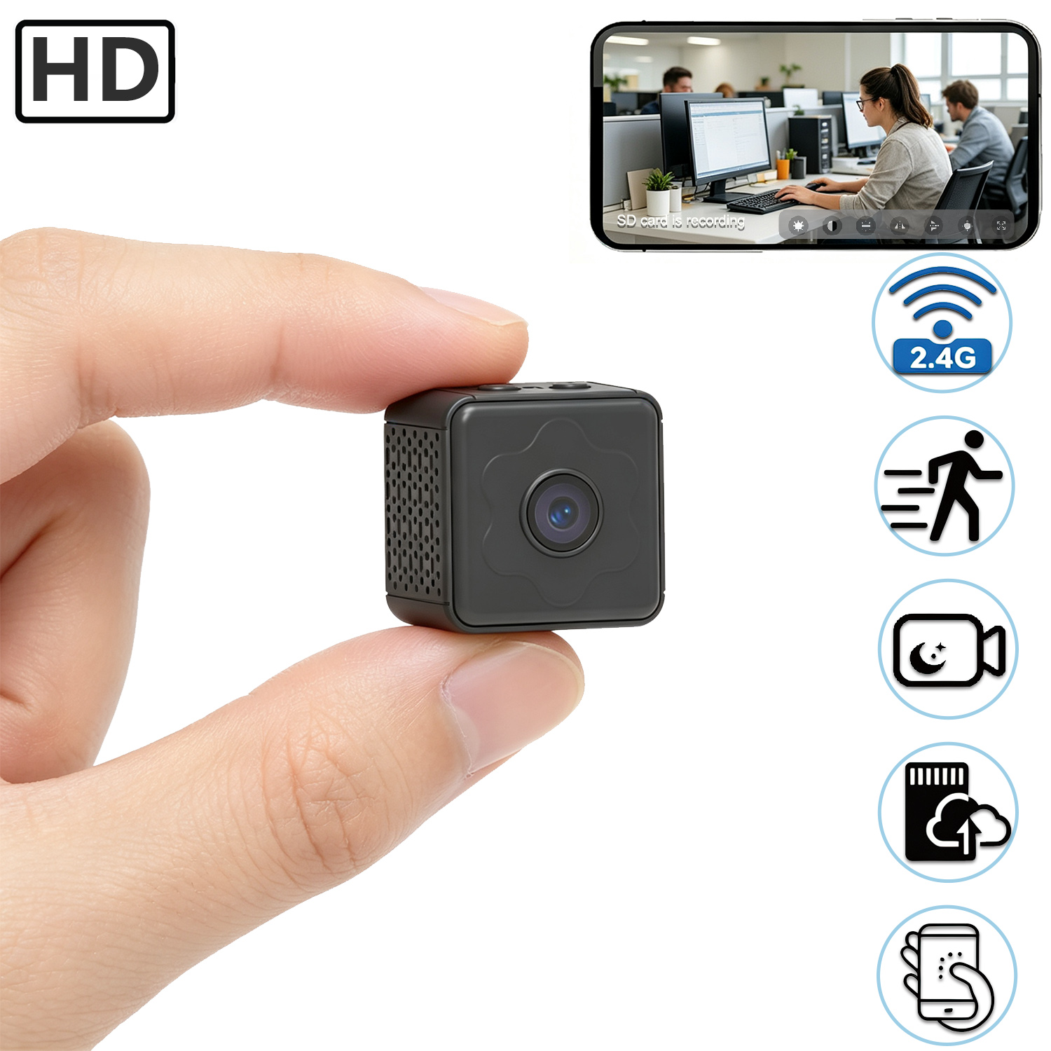 Home Security Premium - Kamera Keamanan WiFi Nirkabel Generasi Terbaru
