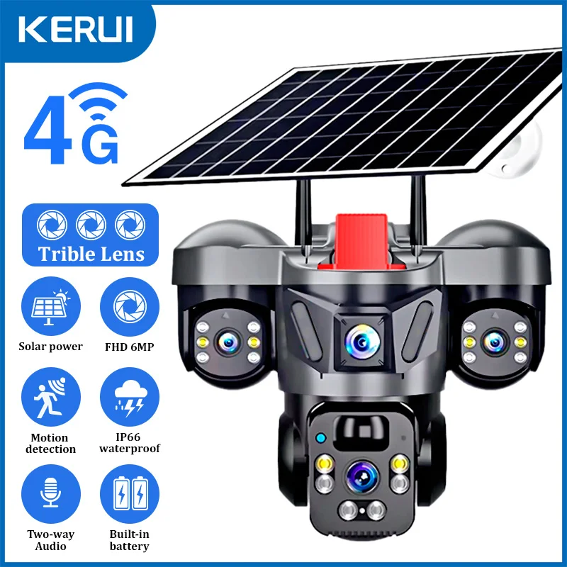 Home Security Upgrades - KERUI V380 Pro Luar Ruangan PTZ