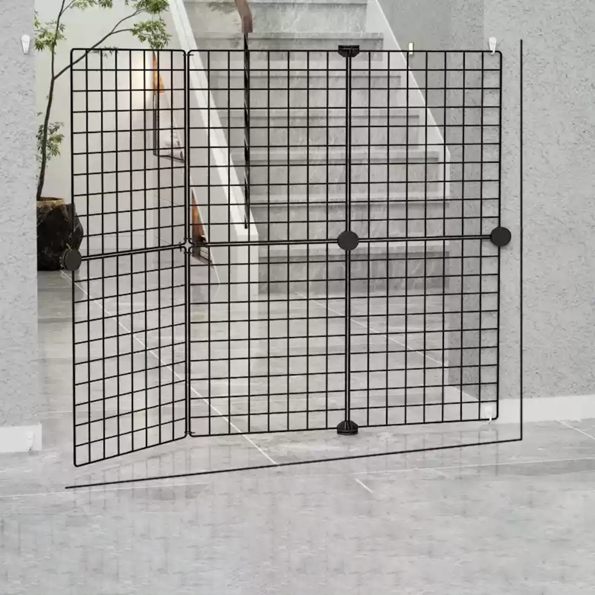 Home Security Fence - Gerbang Isolasi Hewan Peliharaan, Kandang Isolasi