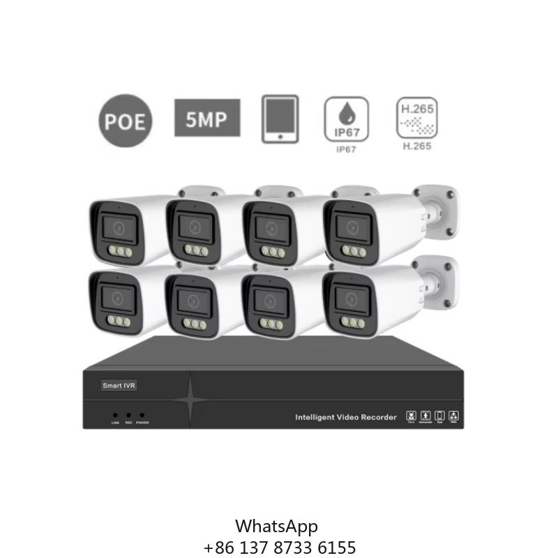 Home Security System - Sistem Keamanan CCTV Rumah 5MP 4CH