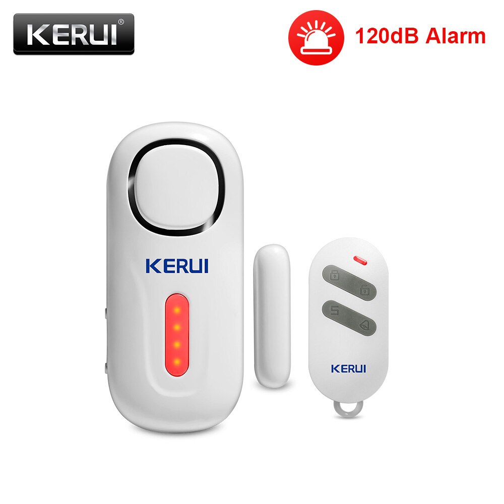 Home Security Kit - KERUI Sensor pencuri nirkabel 120DB, keamanan