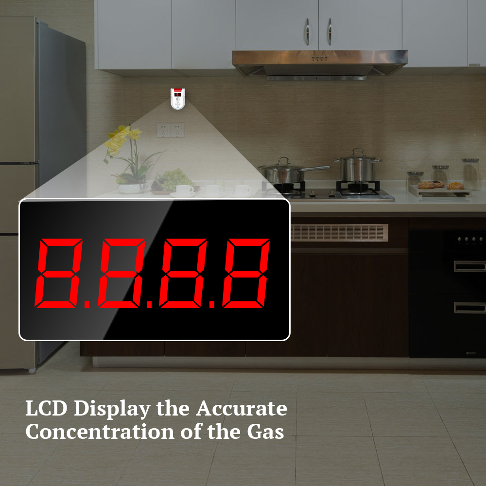KERUI GD13 Alarm Detektor GAS  - Home Security Upgrades ulasan dan harga