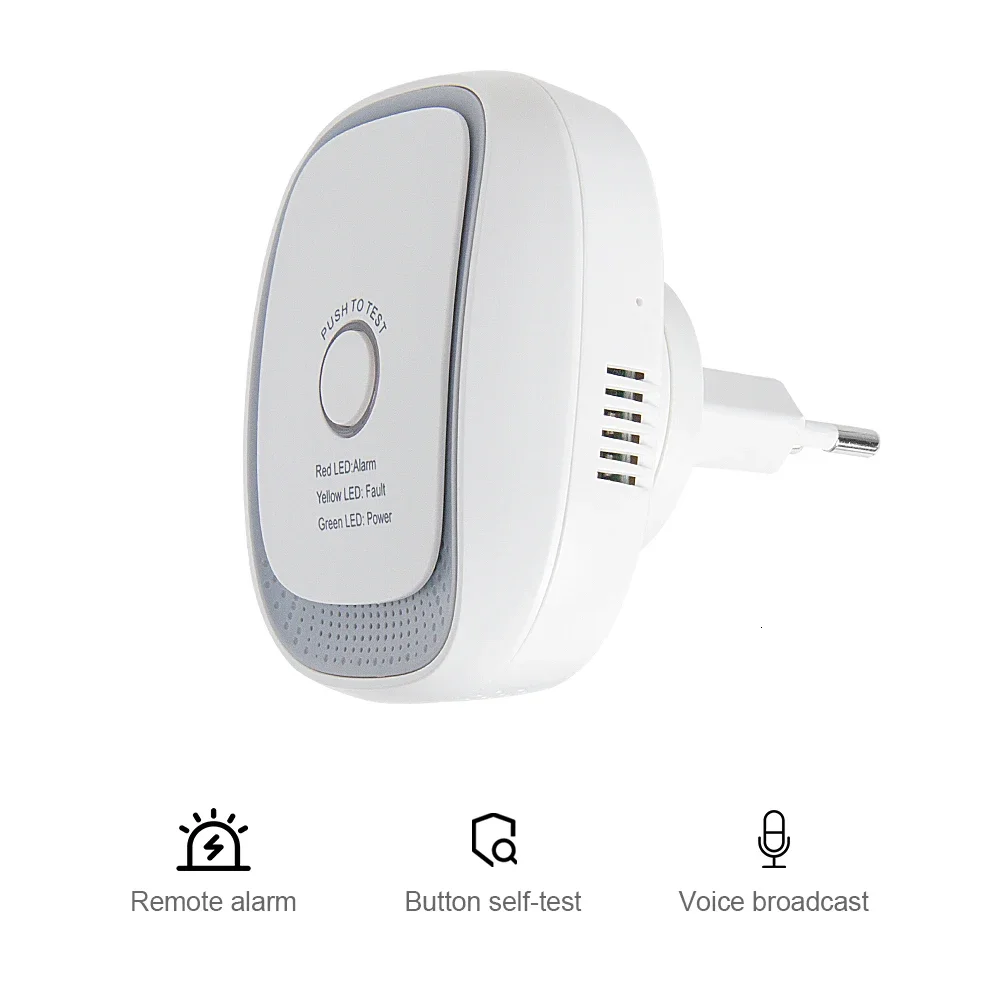 HEIMAN Zigbee Tuya Sensor Gas  - Home Security System ulasan dan harga