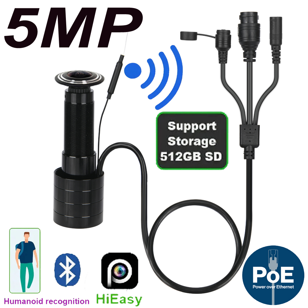 Kamera IP POE Mata Pintu 5MP L - Home Security Technician ulasan dan harga