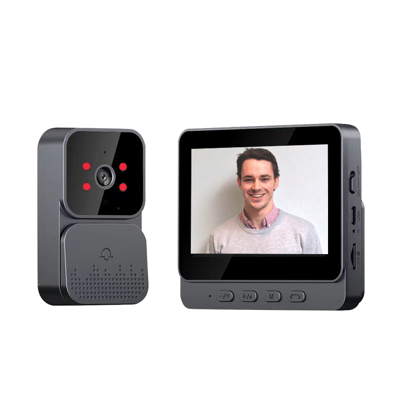 Bel Pintu Nirkabel 2MP 1080P B - Peephole Camera Viewer ulasan dan harga