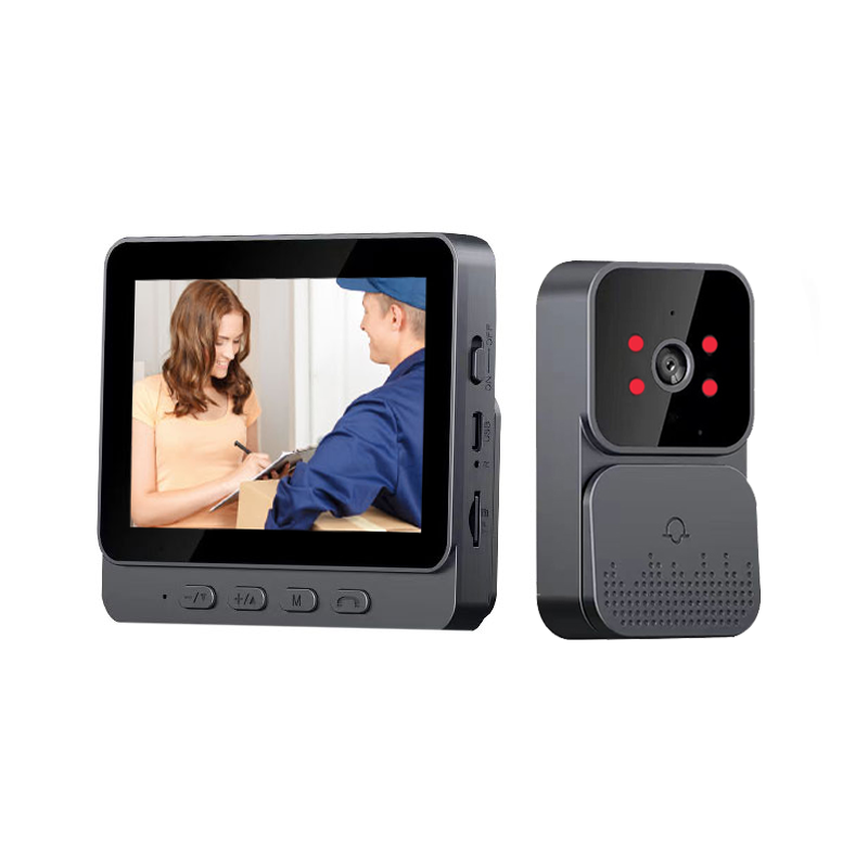 Bel Pintu Nirkabel 2MP 1080P B - Peephole Camera Viewer ulasan dan harga