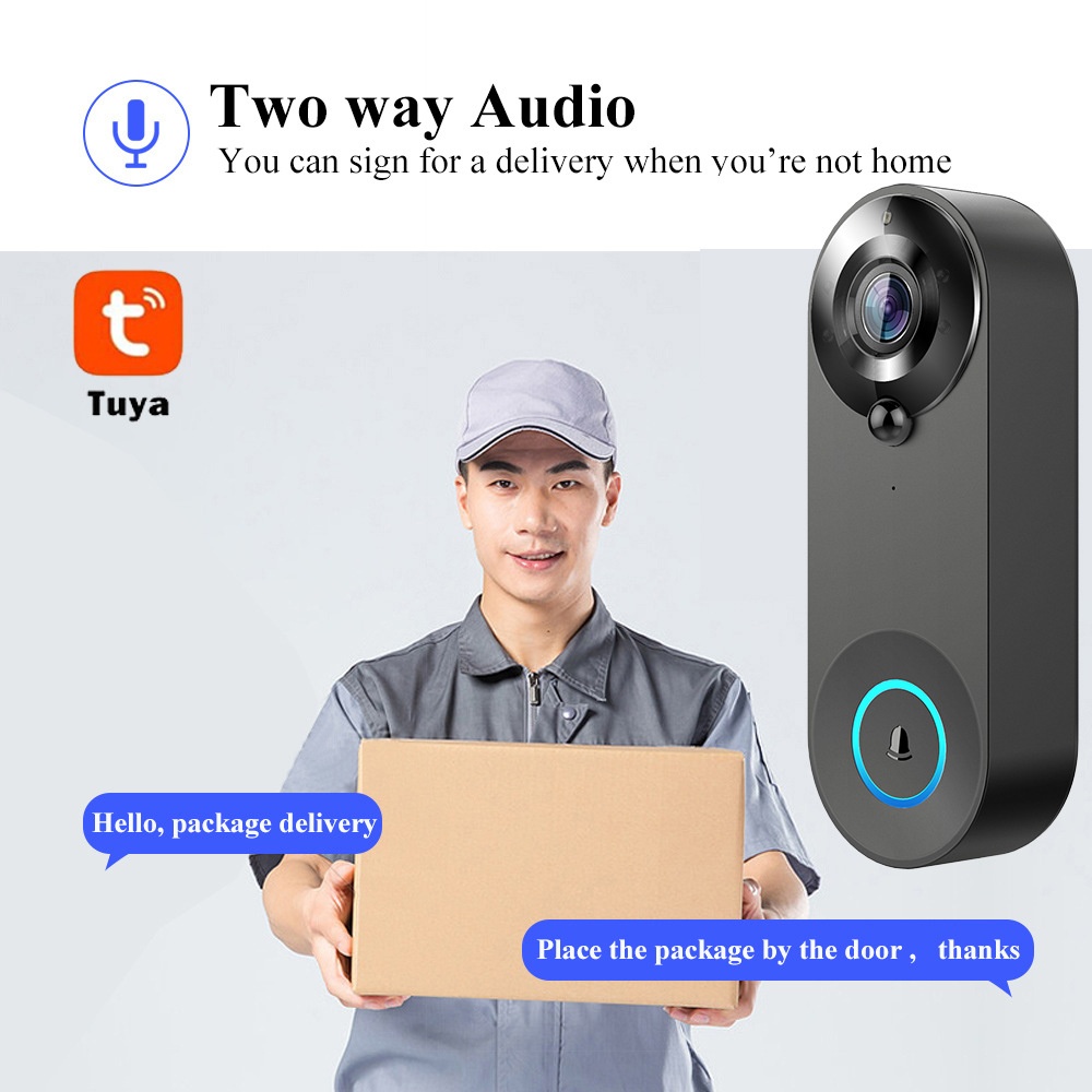 Tuya 1080P Bel Pintu WIFI Nirk - Home Security Premium ulasan dan harga