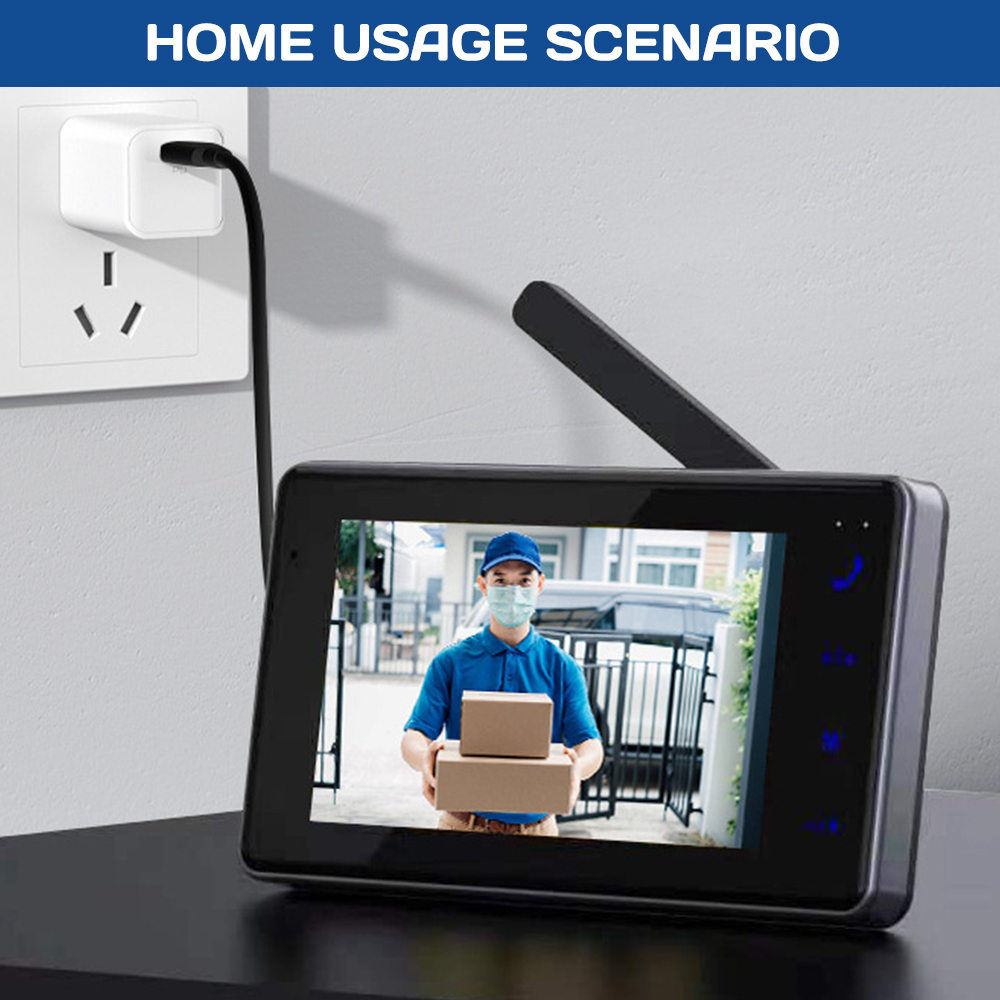 Bel Pintu Interkom Visual Nirk - Home Security Premium ulasan dan harga