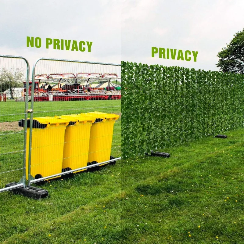Panel pagar daun buatan privas - Home Security Fence ulasan dan harga