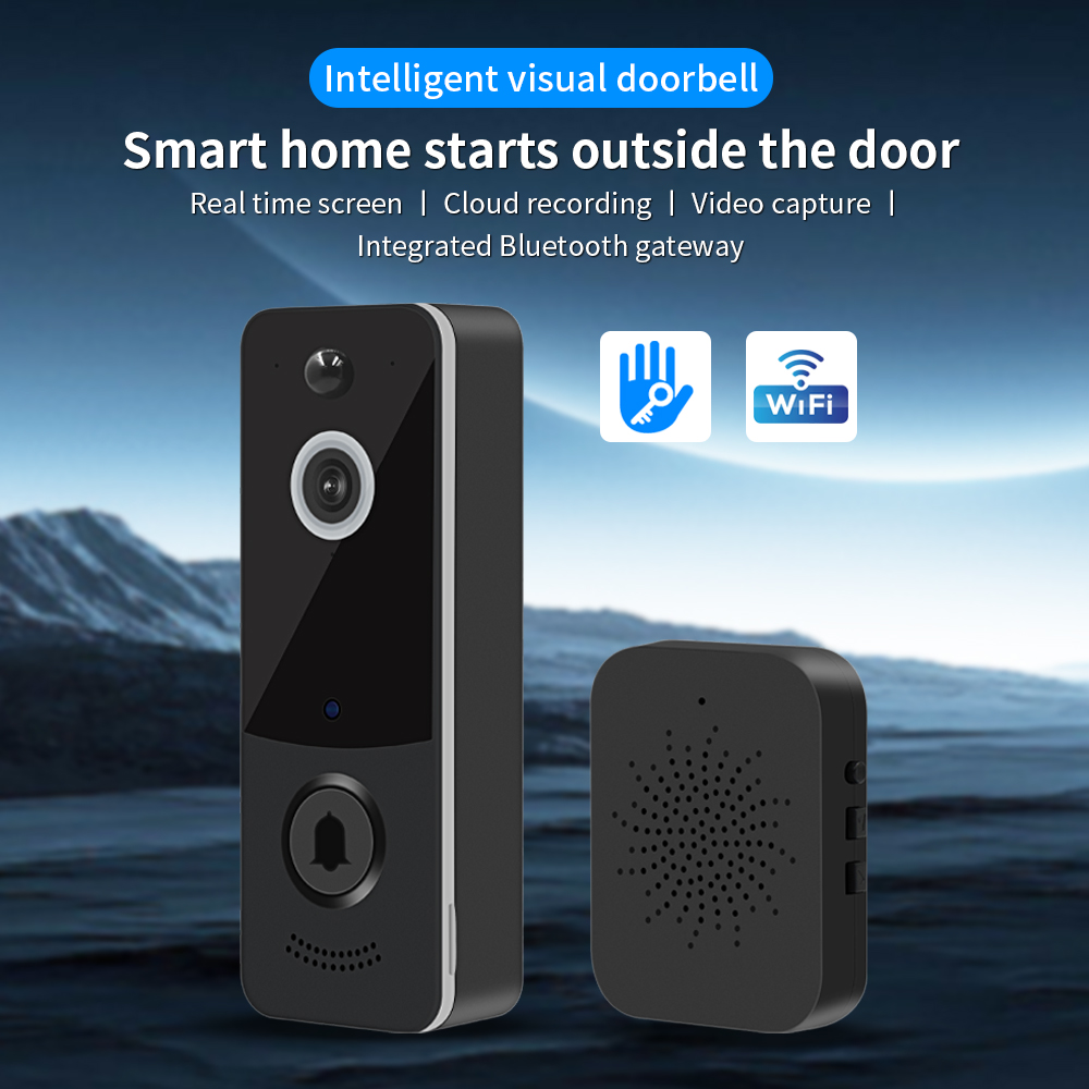 Bel Pintu Video WIFI 1080P Apl - Home Security Premium ulasan dan harga