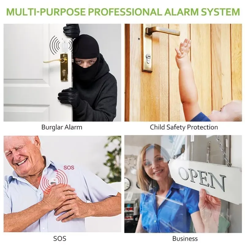 Kit Alarm Pencuri Rumah Sistem - Home Security Kit ulasan dan harga