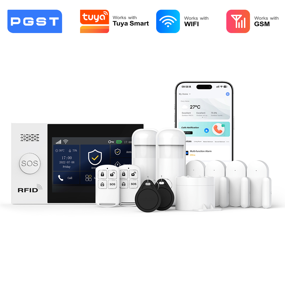 PGST 2G GSM WiFi Alarm System  - Home Security Technician ulasan dan harga