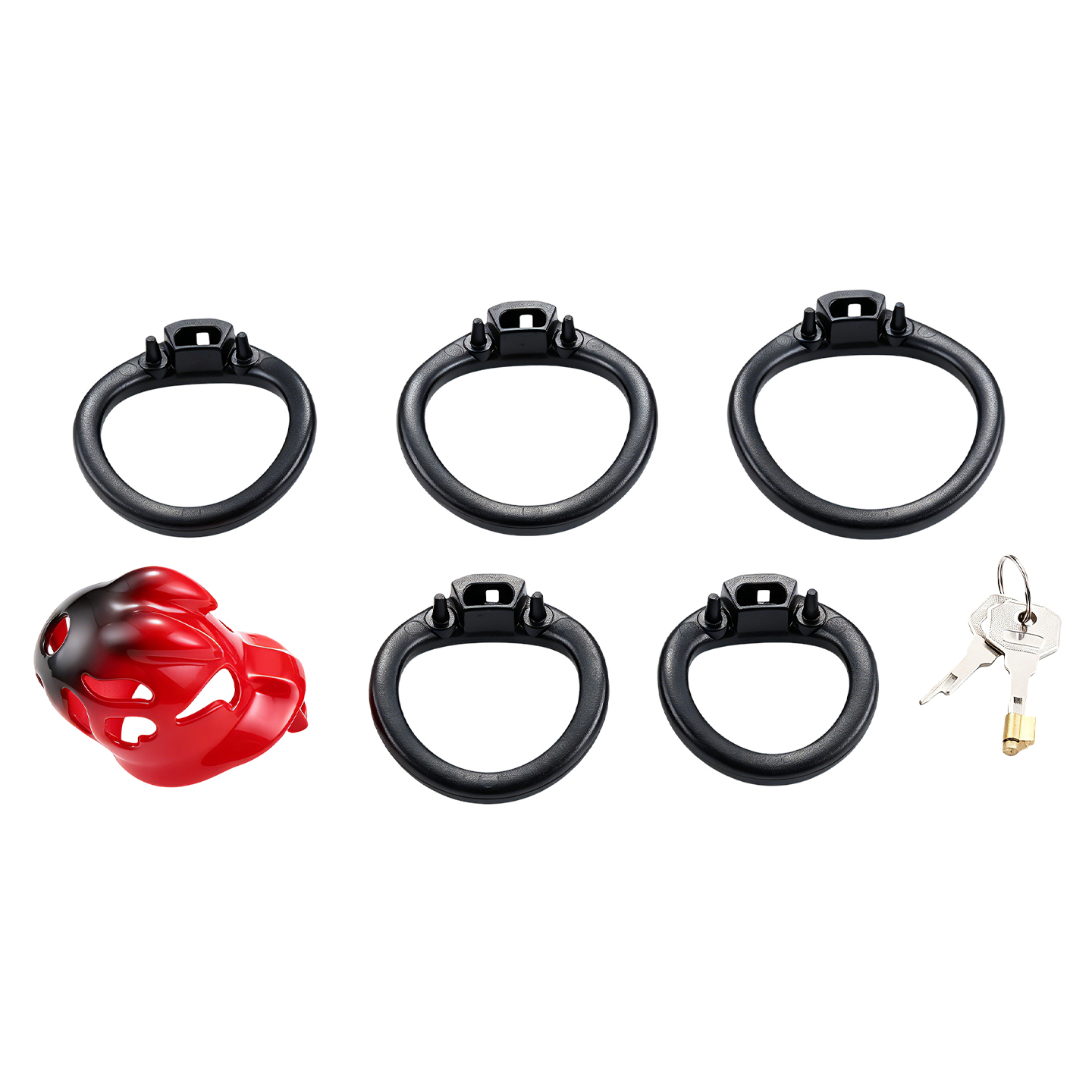 5Ring Male Chastity ABS Cage C - Home Security Ring ulasan dan harga