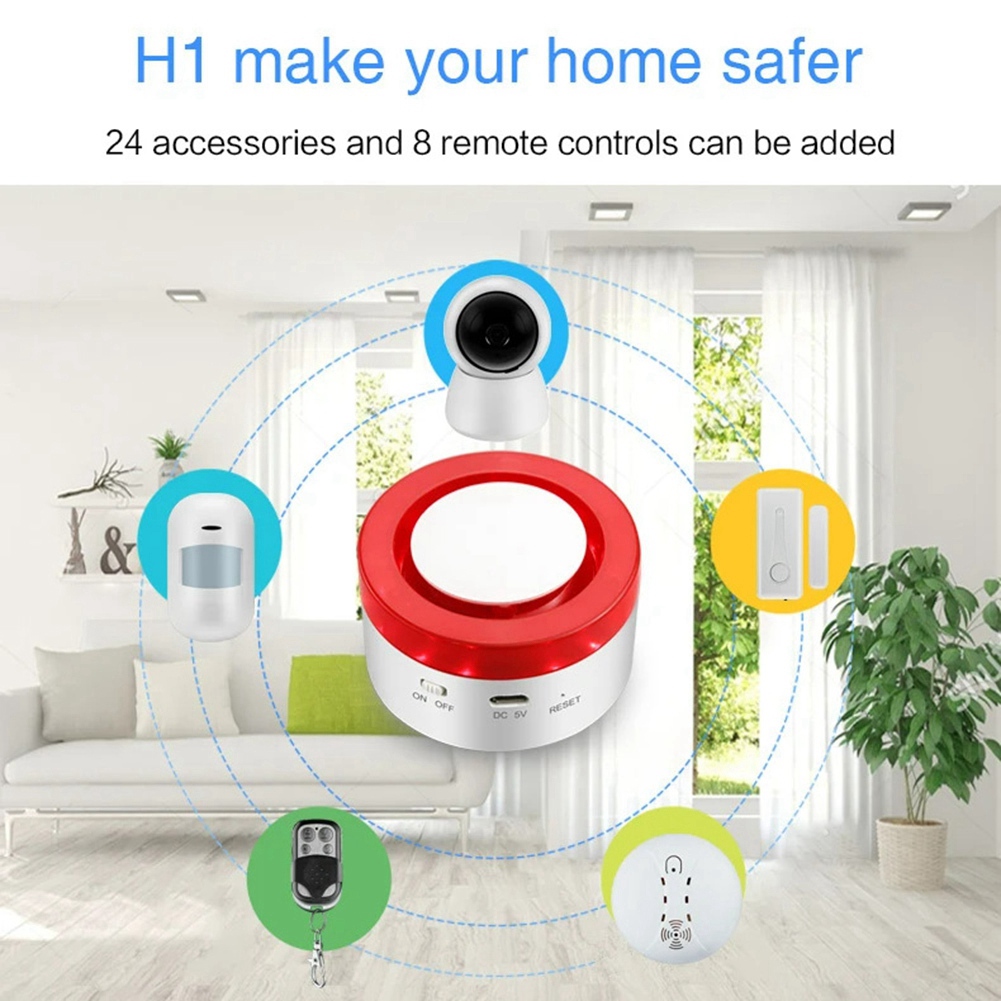AA60-Tuya Kit Sistem Alarm Kea - Home Security Kit ulasan dan harga
