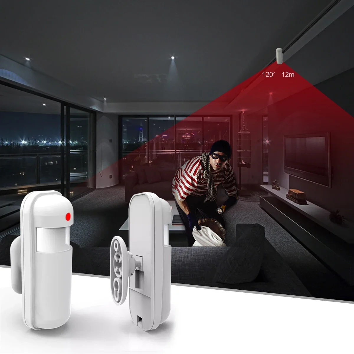 Detektor inframerah PIR Mini n - Home Security Technician ulasan dan harga