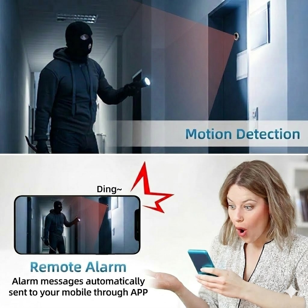 Kamera Lubang Pintu Video WiFi - Peephole Camera Viewer ulasan dan harga