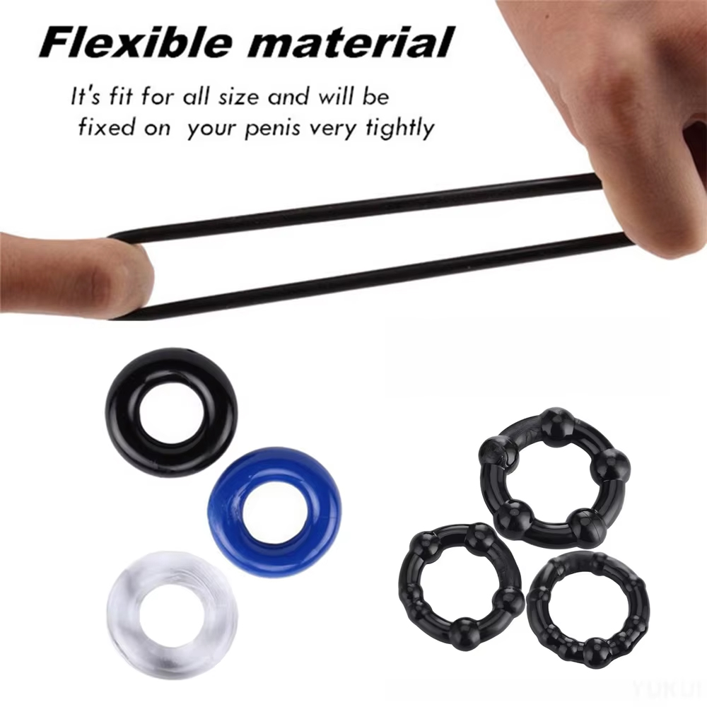 3Pcs Cincin Penis Silikon untu - Home Security Ring ulasan dan harga