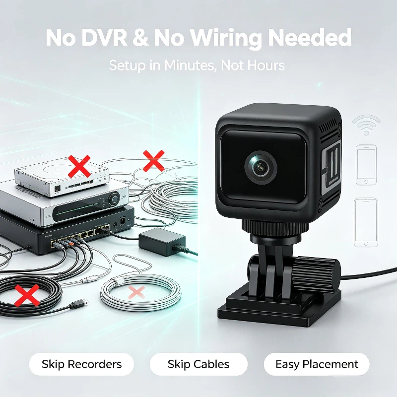 Kamera Mini WiFi W11 HD Batera - Home Security Premium ulasan dan harga