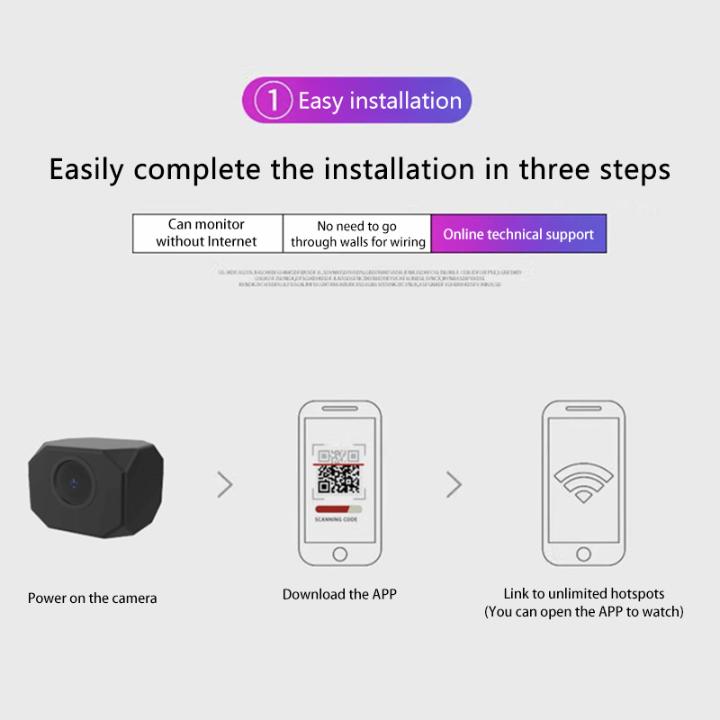 Kamera Keamanan WiFi 4K HD unt - Home Security No Wifi Needed ulasan dan harga
