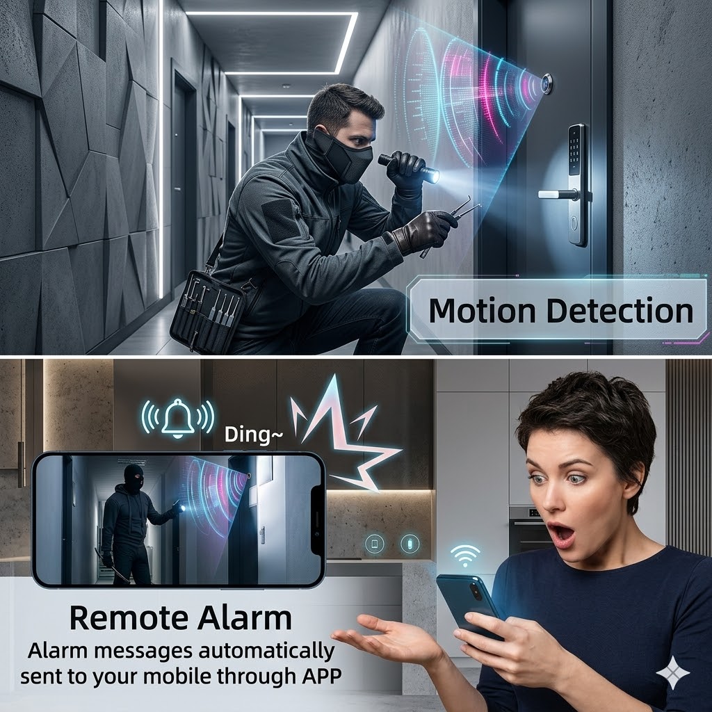 Tuya/Smartlife 180 °   Kamera  - Peephole Camera Viewer ulasan dan harga
