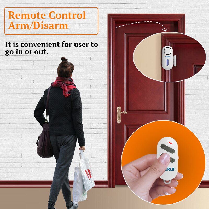 KERUI Sensor pencuri nirkabel  - Home Security Kit ulasan dan harga