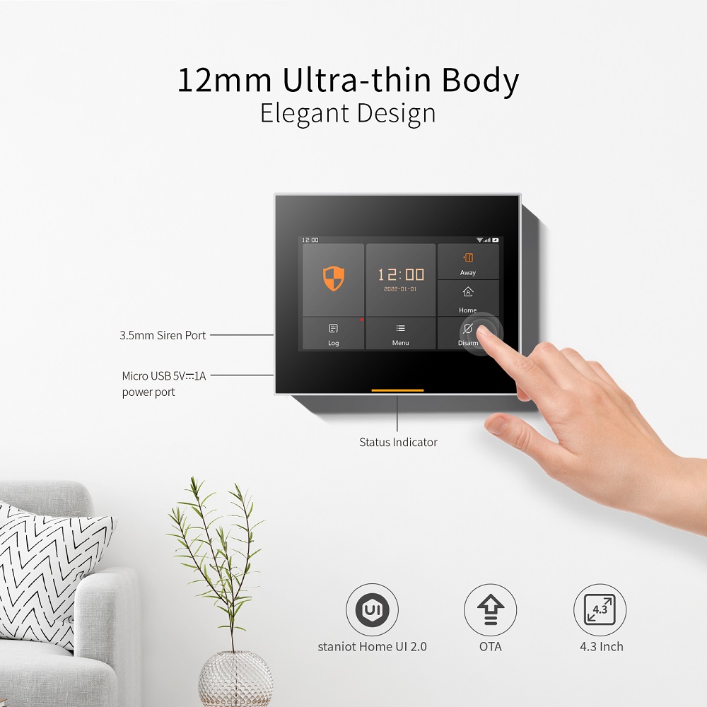 Staniot 433MHz Wireless Wifi 4 - Home Security Technician ulasan dan harga