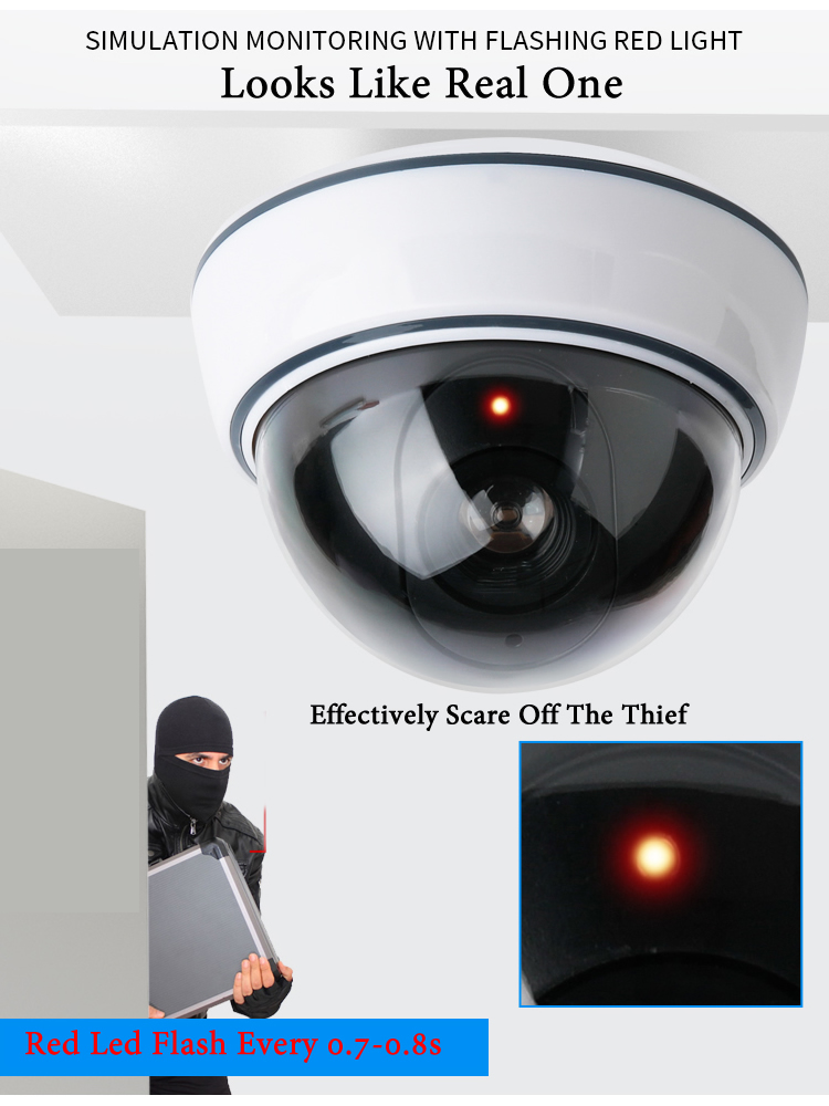 Kamera Kubah Palsu Hitam/Putih - Home Security Upgrades ulasan dan harga
