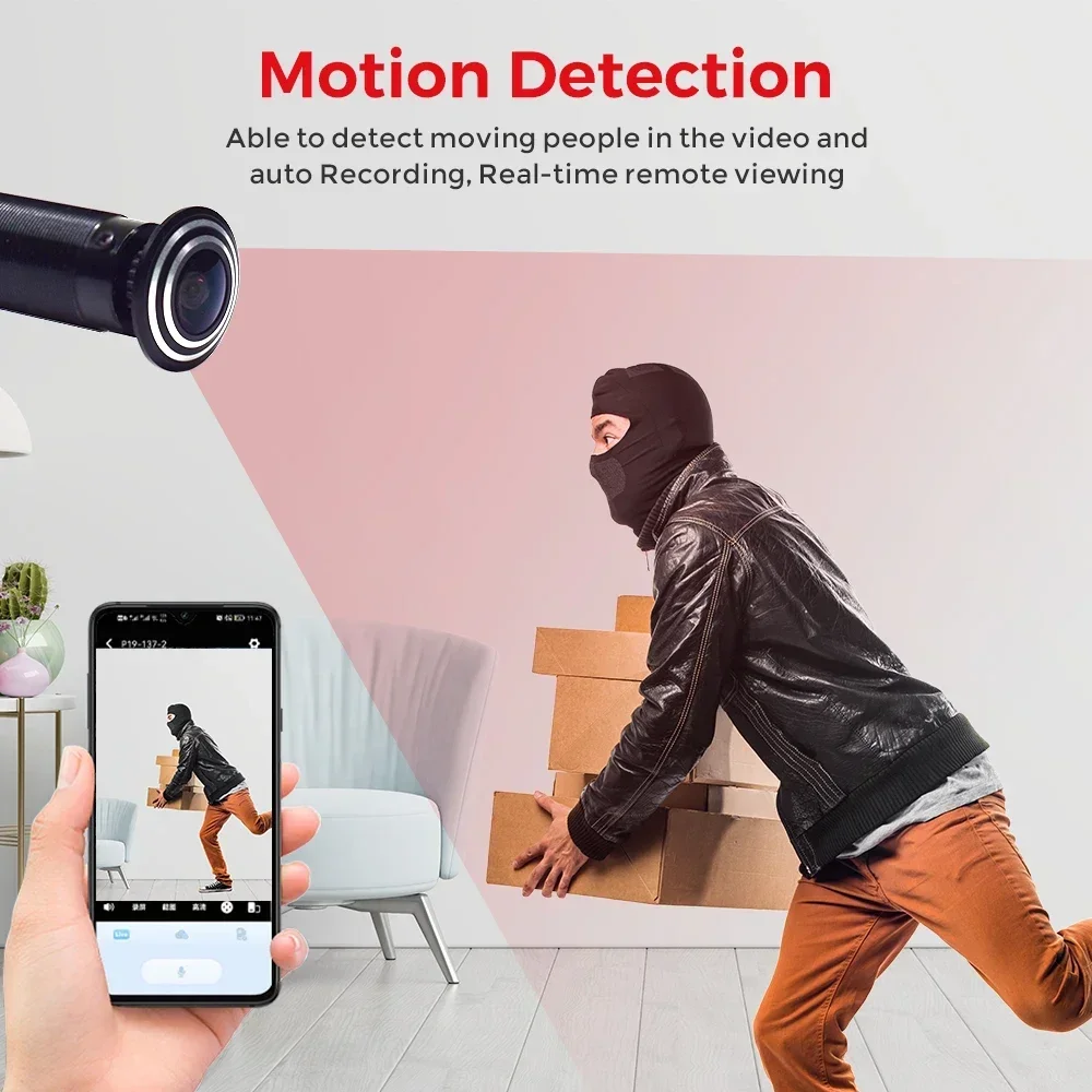 Kamera Wifi PEGATISAN 3MP Tuya - Peephole Camera Viewer ulasan dan harga